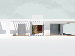 Diseño y construcción de Casa Blanca en "La Hornilla" por 1.61 Arquitectos, 1.61arquitectos 1.61arquitectos منزل عائلي صغير