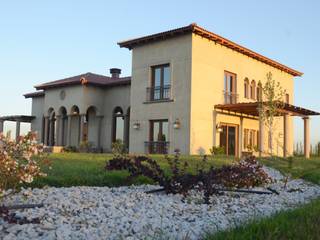 Vivienda en Algodon Wine Estates - Lote E11, Azcona Vega Arquitectos Azcona Vega Arquitectos Casas mediterrânicas