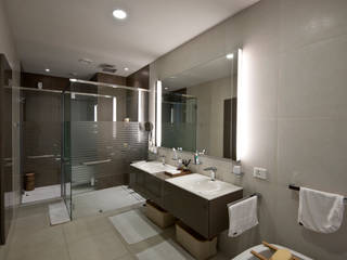 Private Residence, Koregaon Park, Pune Chaney Architects Modern Bathroom