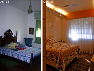Reforma de Apartamento, MBDesign Arquitetura & Interiores MBDesign Arquitetura & Interiores Modern style bedroom