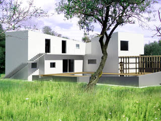 Casa LM, Domenico Architetto Moschetto Domenico Architetto Moschetto Mediterrane tuinen