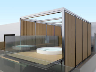 Mini_Piscina_Luanda, GRF Metal Design GRF Metal Design Moderne Pools Eisen/Stahl