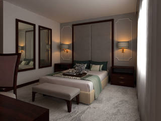 Hotel AN TAYA, Mdimension Mdimension クラシカルスタイルの 寝室
