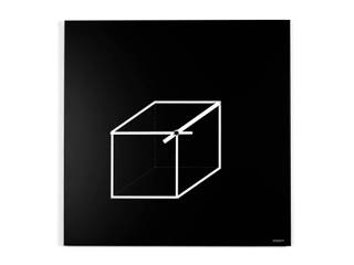 CUBE CLOCK, dESIGNoBJECT.it dESIGNoBJECT.it Minimalist houses Metal