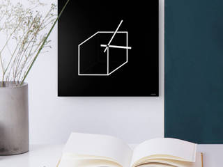 CUBE CLOCK, dESIGNoBJECT.it dESIGNoBJECT.it Minimalist houses Metal