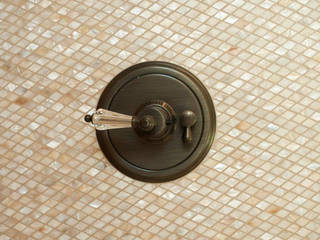 Diamond Freshwater Mother of Pearl Bathroom, ShellShock Designs ShellShock Designs Modern bathroom Tiles