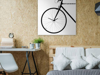 BIKE CLOCK, dESIGNoBJECT.it dESIGNoBJECT.it Minimalist houses Metal