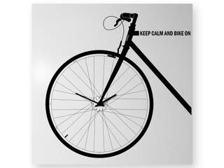 BIKE CLOCK, dESIGNoBJECT.it dESIGNoBJECT.it Minimalist houses Metal