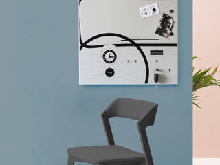 CINQUINO CLOCK ORGANIZER, dESIGNoBJECT.it dESIGNoBJECT.it Minimalistische Häuser Metall