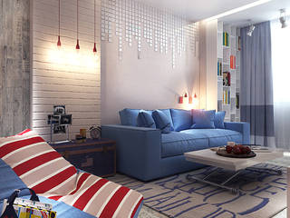 Однокомнатная квартира , Your royal design Your royal design Living room