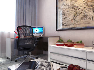 Однокомнатная квартира , Your royal design Your royal design Industrial style living room
