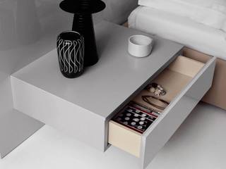 Hängender Design Nachttisch Easy von Novamobili, Livarea Livarea Modern Bedroom Grey