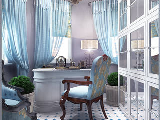 Кабинет, Your royal design Your royal design クラシックデザインの 書斎