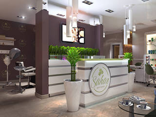 Салон красоты "Сахар", Your royal design Your royal design Spa de estilo tropical