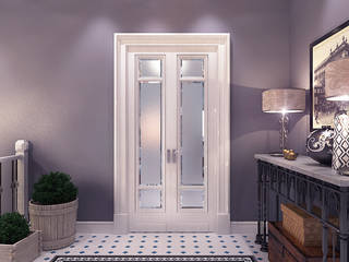 Холл 2й етаж, Your royal design Your royal design Classic style corridor, hallway and stairs