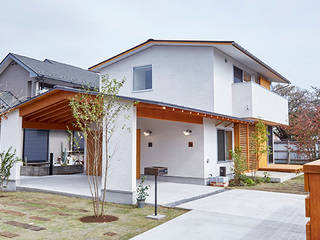 山崎の住宅, 一級建築士事務所co-designstudio 一級建築士事務所co-designstudio Scandinavian style houses Wood Wood effect