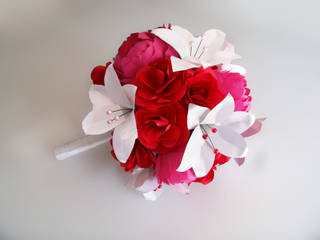 Bouquet de Mariée "Glamour", Mushette Mushette Modern style gardens Paper