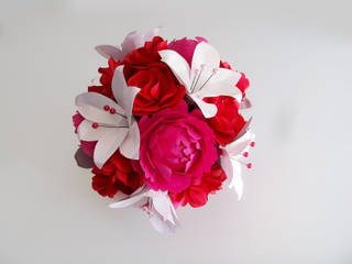 Bouquet de Mariée "Glamour", Mushette Mushette حديقة ورق