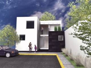 CaSA LINDA VISTA Design Process, CoRREA Arquitectos CoRREA Arquitectos Modern houses