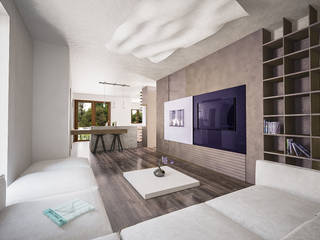 STUDIO D'INTERNI IN VILLA UNIFAMILIARE, Roberta Bonavia Architetto Roberta Bonavia Architetto Minimalist living room