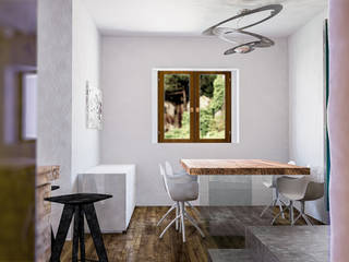 STUDIO D'INTERNI IN VILLA UNIFAMILIARE, Roberta Bonavia Architetto Roberta Bonavia Architetto Minimalist dining room