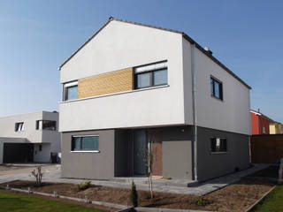 Einfamilienhaus in Steinbach, lauth : van holst architekten lauth : van holst architekten Casas modernas