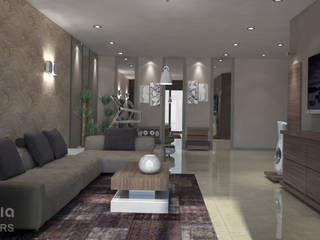 House Renovation, Mexico, Inspiria Interiors Inspiria Interiors Modern living room