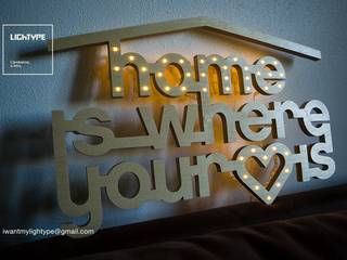 HOME IS WHERE YOUR HEART IS, LIGHTYPE LIGHTYPE Classic style houses