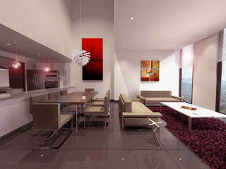 Cenit 2, ARCO Arquitectura Contemporánea ARCO Arquitectura Contemporánea Modern living room