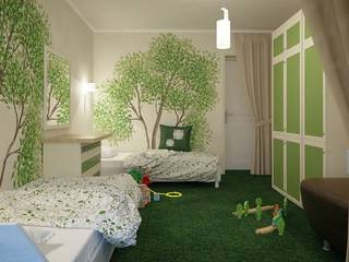 Детская комната, Проектный центр "Метрика" Проектный центр 'Метрика' Eclectic style nursery/kids room