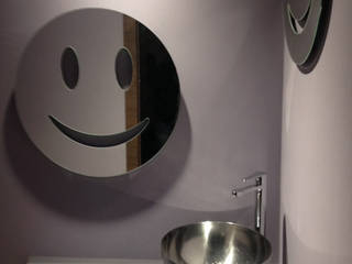 MIRRORS, bilune studio bilune studio 現代浴室設計點子、靈感&圖片 玻璃
