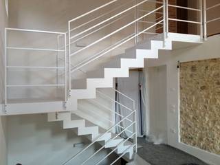 Casa DeMa, Architetti Baggio Architetti Baggio Modern Corridor, Hallway and Staircase