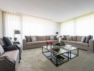 Moradia em Braga, NOZ-MOSCADA INTERIORES NOZ-MOSCADA INTERIORES Modern living room