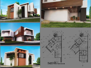 HOUSE ANGELO, PROYECTARQ | ARQUITECTOS PROYECTARQ | ARQUITECTOS Casas modernas Concreto