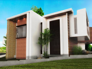 HOUSE ANGELO, PROYECTARQ | ARQUITECTOS PROYECTARQ | ARQUITECTOS Modern home Concrete