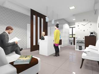 Projeto de Interiores - Consultório, ELO - Arquitetura Integrada ELO - Arquitetura Integrada Oficinas y bibliotecas de estilo moderno