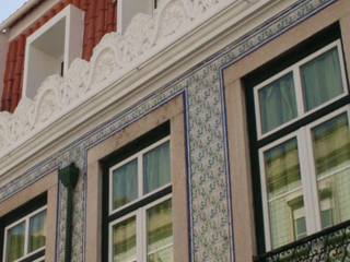 é ar quitectura Casas de estilo clásico Azulejos Azul