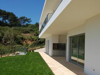 House at Alagoa, Ericeira, é ar quitectura é ar quitectura Casas modernas Concreto