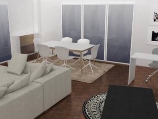 Projeto Sala, BoConcept Lisboa BoConcept Lisboa Modern living room