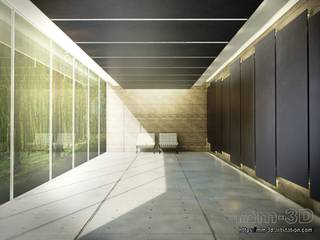 Forest Cube Art Gallery, mm-3d mm-3d Commercial spaces