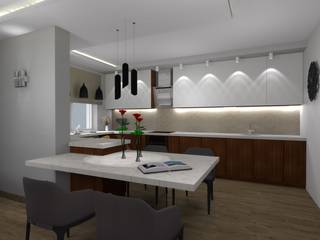 ЖК Мир Митино, АМСД АМСД Modern kitchen MDF