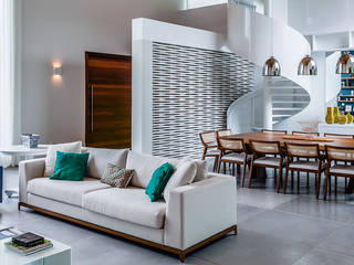 Casa de Veraneio Itu, Radô Arquitetura e Design Radô Arquitetura e Design Modern living room