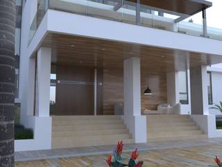 Reforma Vivienda - Primera linea de mar, Area5 arquitectura SAS Area5 arquitectura SAS Rumah Modern Kayu Brown