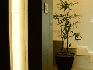 Casa Invernadero , BCA Taller de Diseño BCA Taller de Diseño Modern corridor, hallway & stairs