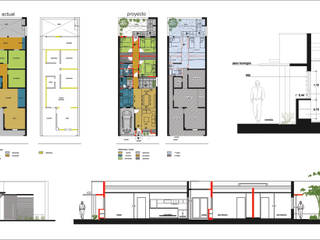 Remodelaciòn Vivienda Barrio Feput, D&D Arquitectura D&D Arquitectura 모던스타일 주택