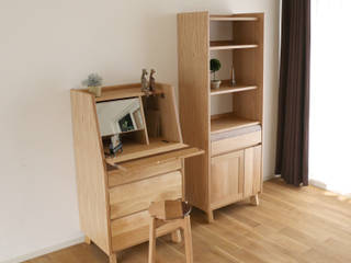 trico, 株式会社 大雪木工 株式会社 大雪木工 Scandinavian style bedroom Wood Wood effect