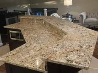 Acabados en mármol y granito, Leon Countertops Leon Countertops Modern kitchen گرینائٹ