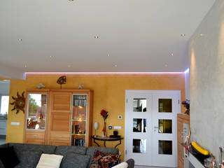 Venetian Stucco, RenoBuild Algarve RenoBuild Algarve 现代客厅設計點子、靈感 & 圖片