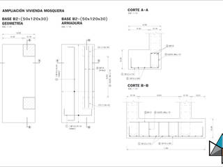 Proyecto estructural para ampliación de vivienda, Trecon Arquitectura e Ingeniería Trecon Arquitectura e Ingeniería منازل