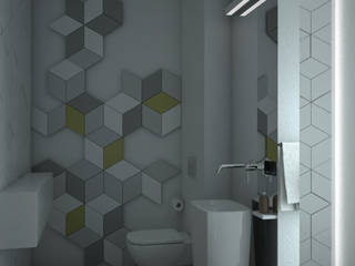 MS_16, MArker MArker Bagno in stile industriale Ceramica